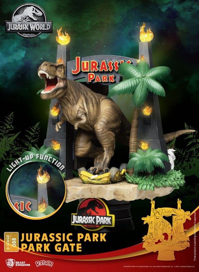 Beast Kingdom Jurassic Park: Park Gate DS-088 D-Stage Statue, Multicolor, 6 inches - Image 2